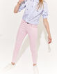 Girls' pink skinny jeans-1