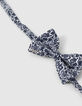 Nœud papillon bleu calanque tissu Liberty garçon -2