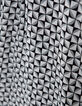 Damesjurk met geometrische print in crèmekleur-7