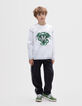 Camiseta blanca algodón Harry Potter niño-1