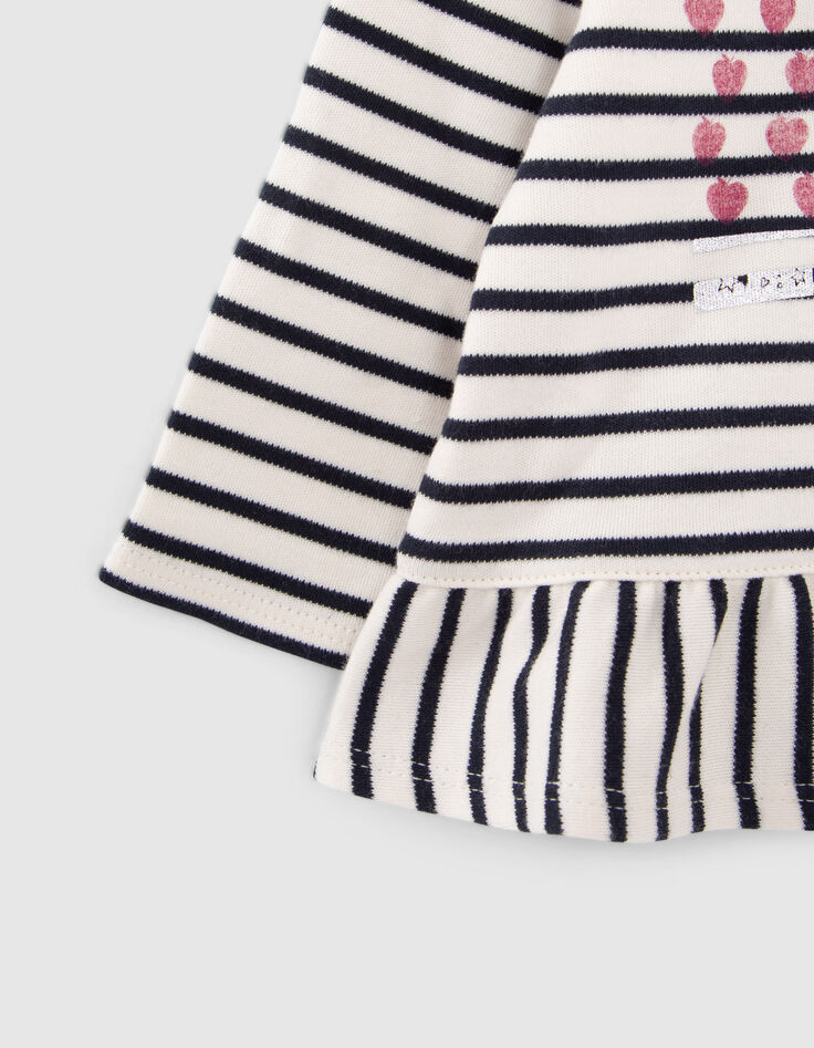 Babym&auml;dchen-Matrosen-T-Shirt, Biobaumwolle, Flaggenmotiv-5