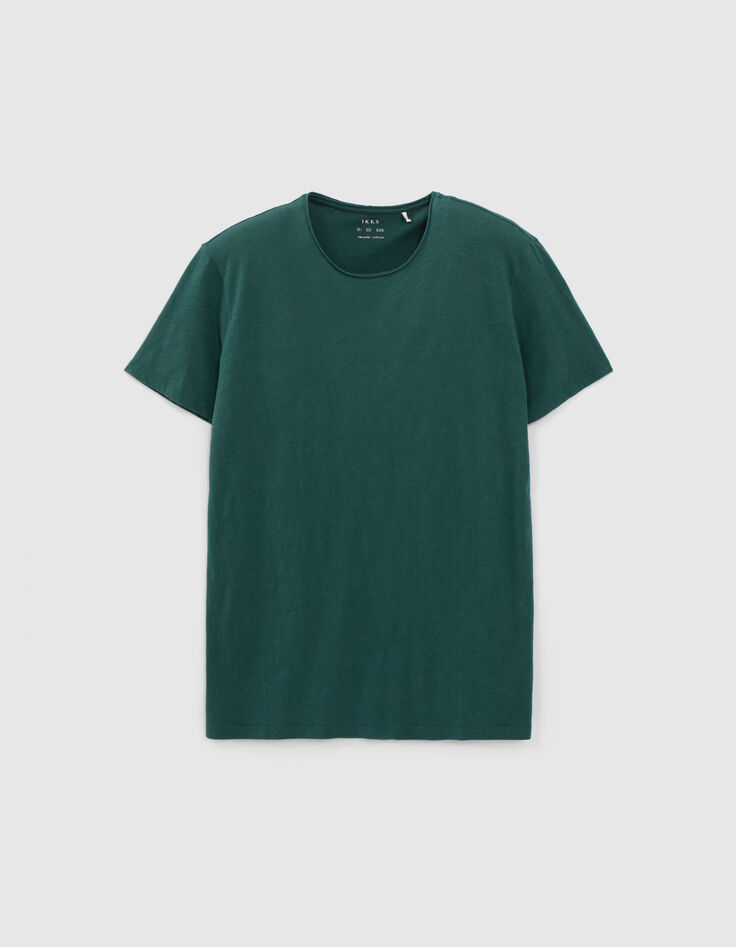 L‘Essentiel Herren-T-Shirt grün, Bio-Baumwolle, Rundhals-4 L‘Essentiel Herren-T-Shirt grün, Bio-Baumwolle, Rundhals-4