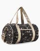 Schwarze M&auml;dchenbowlingtasche mit Sakura- und Kranichprint-2