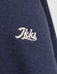 Girls’ navy glittery hooded sweatshirt dress-5
