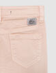 Vaqueros FLARE rosa waterless bolsillos parche ni&ntilde;a-5