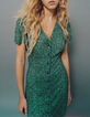 Vestido verde abotonado leopardo mujer-6