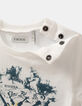 Gebroken wit T-shirt bio gitaren babyjongens-3