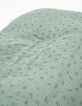 Housse de matelas à langer verte coton bio GABRIELLE PARIS-3