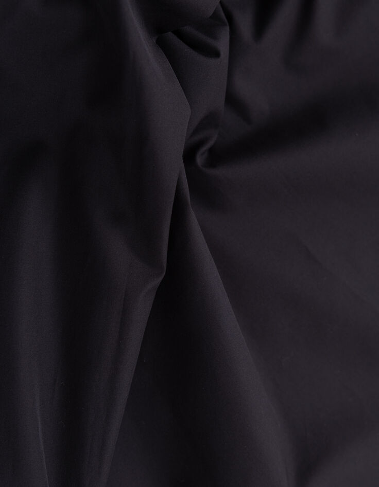 Pure Edition-Chemise SLIM noire patte brodée éclair Homme-7