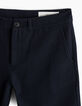 Men’s navy sweatshirt fabric sport chino Bermudas -3
