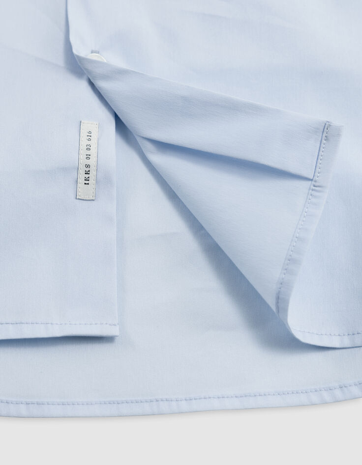 Camisa SLIM cielo popelina hombre-6
