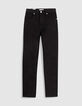 Jean droit noir 7/8e Anders Femme-6