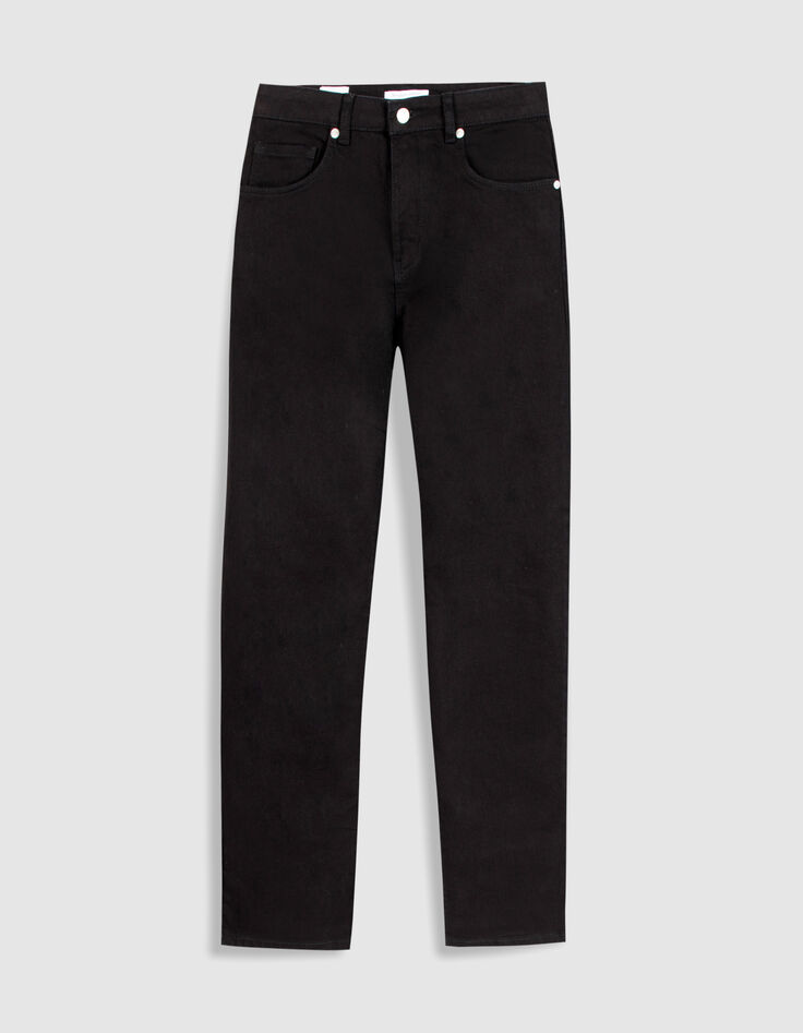 Jean droit noir 7/8e Anders Femme-6
