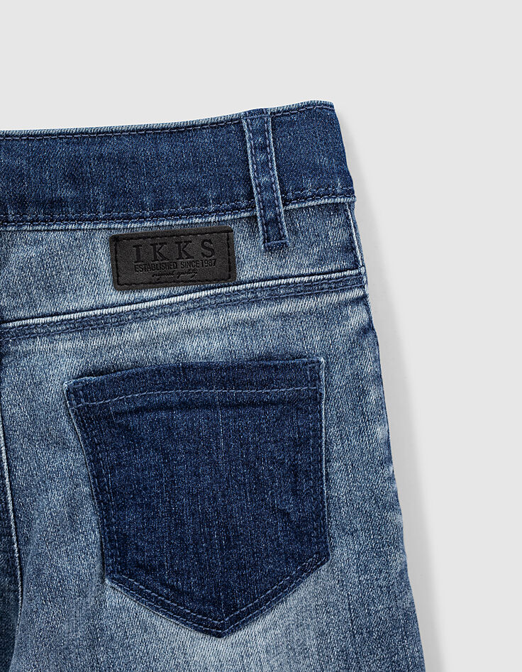 Vaquero skinny stone blue cintura en contraste eco niño -5 Vaquero skinny stone blue cintura en contraste eco niño -5