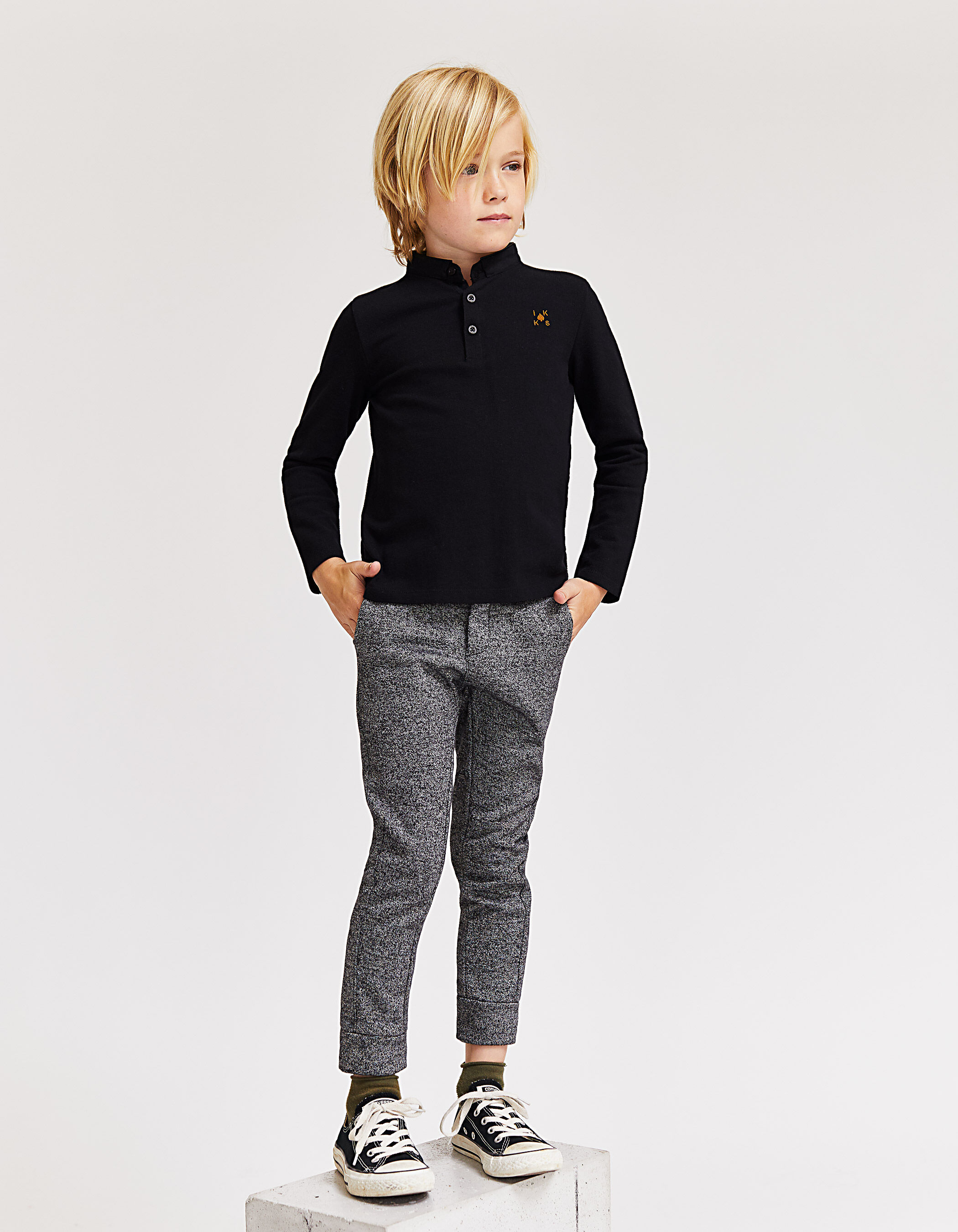 Pantalon gris garcon on sale