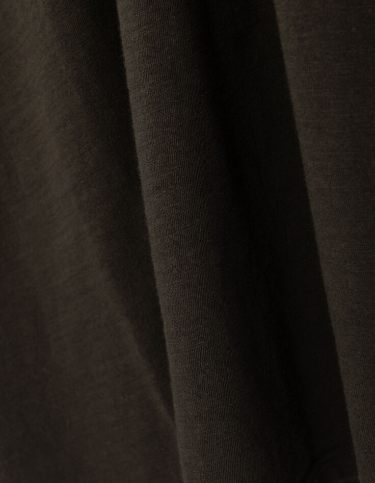 Men’s khaki organic cotton Essential long-sleeve T-shirt-6 Men’s khaki organic cotton Essential long-sleeve T-shirt-6