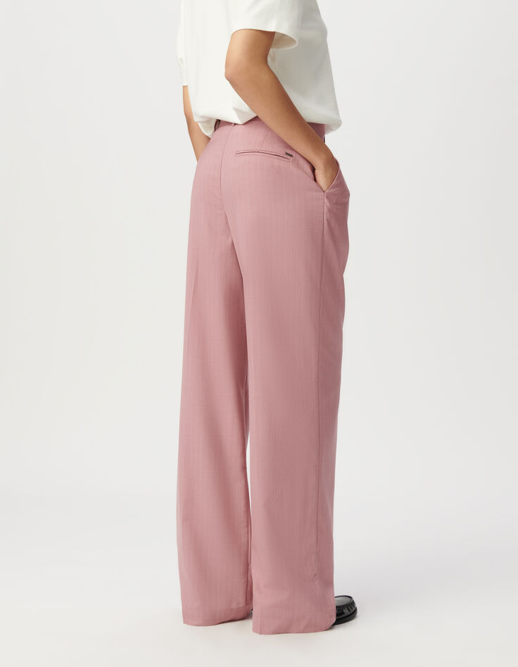 Rosa Anzughose für Damen-3