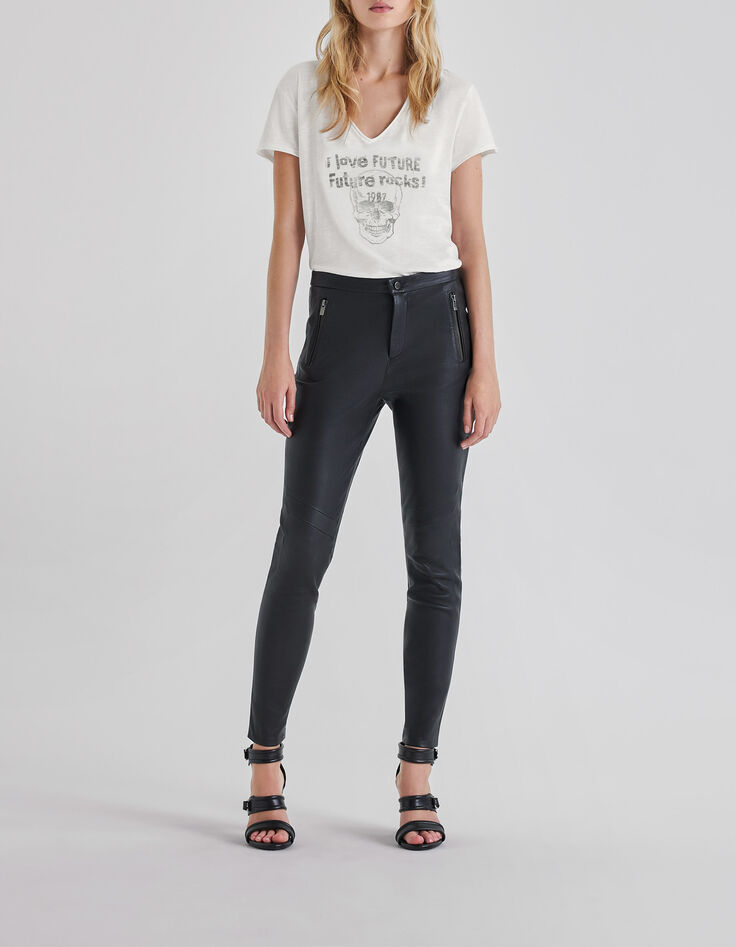 Camiseta blanca algod&oacute;n org&aacute;nico calavera-6