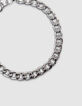 Women&rsquo;s silver-tone curb chain choker necklace-2