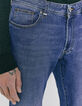 Blau graue Herren-Jeans im SLIM-Fit aus Bio-Baumwolle-4