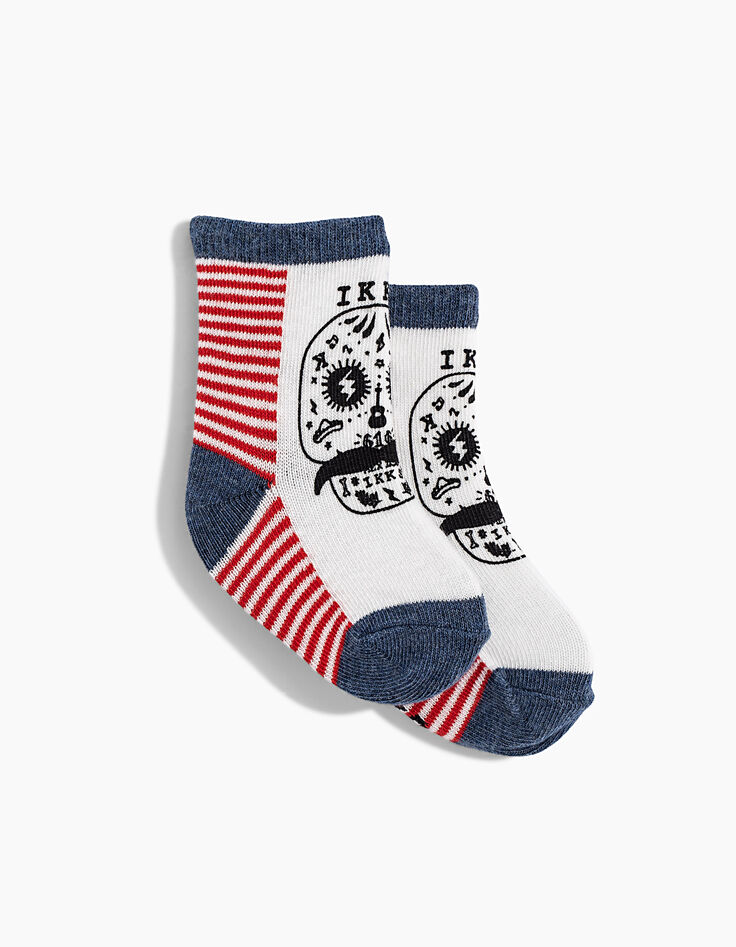Calcetines trío bebé niño-5