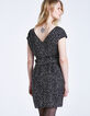 Robe imprimé animalier "black & white" Femme-3