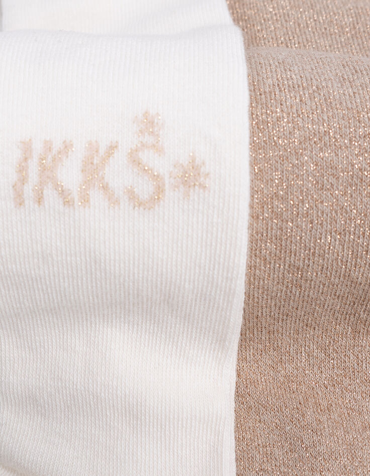 Gebroken witte en gouden gebreide maillot voor babymeisjes-7 Gebroken witte en gouden gebreide maillot voor babymeisjes-7
