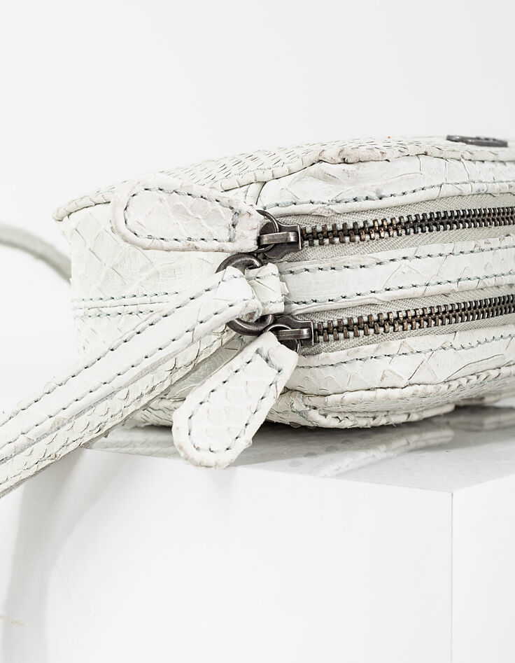 Damenledertasche, The Small Messenger, Schlangenhautfinish-6