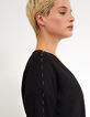 Robe noire ceinturée à studs I.Code-4