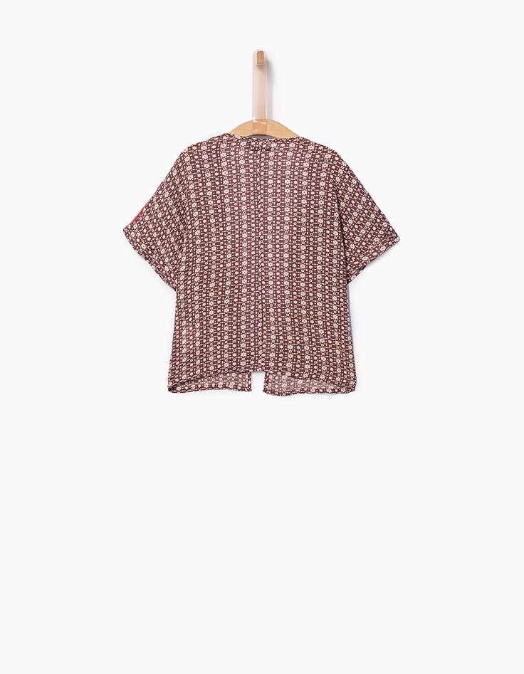 Vest redwood geometrische print meisjes-3 Vest redwood geometrische print meisjes-3
