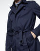 Men's navy trench coat-4