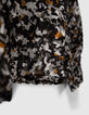 Pure Edition-Women’s black tachist rock dévoré blouse-6