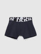 Boys' navy and grey boxers-2