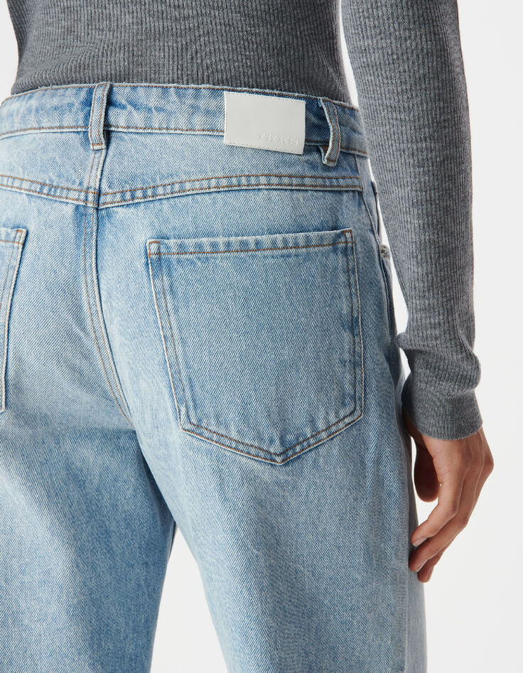 Jean droit bleu 7/8e Anders Femme-4