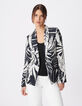 Damesblazer met tropische print-2