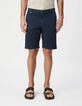 Marineblaue CHINO-Herrenbermudas-2