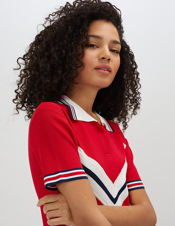 Sportliches Kleid in Rot I.Code-5