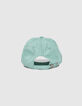 Casquette aqua à double print garçon -3