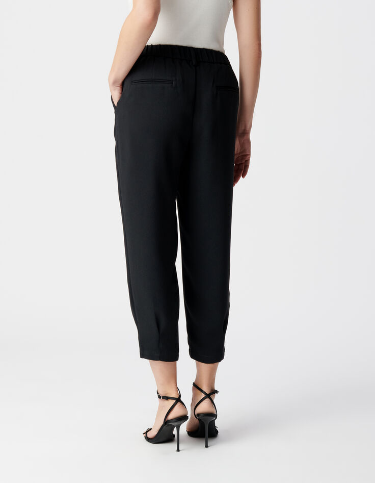 Pantalon noir droit Femme-4