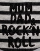 Mastiek gechineerde slabber rockprint biokatoen baby’s-4