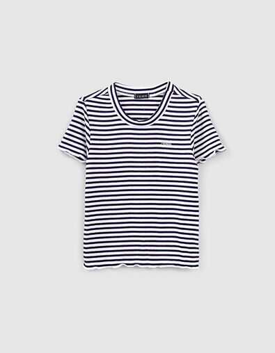 Mädchen-Matrosenshirt aus Rippstrick - IKKS