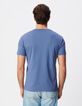Blaues T-Shirt mit ABSOLUTE DRY Logo-Detail Herren-3