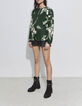 Pure Edition-Blouse verte imprimé Jungle Vibe Femme-6