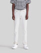 Kreideweißes SLIM-Herrenjeans WATERLESS Jimi-5