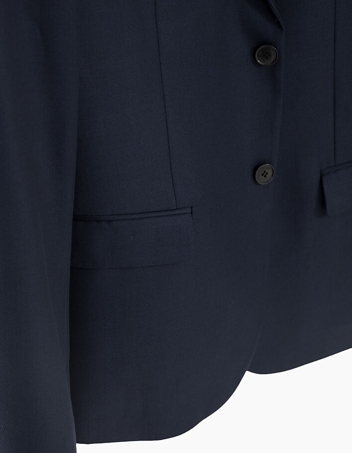 Men’s sky blue denim jacket, removable hood