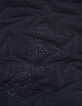 Abrigo reversible sherpa estrellas nailon azul marino niña-6