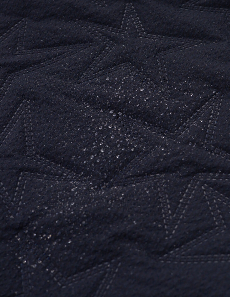 Abrigo reversible sherpa estrellas nailon azul marino niña-6 Abrigo reversible sherpa estrellas nailon azul marino niña-6