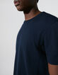 Marineblaues Herren-T-Shirt aus SEAWOOL&reg; Piqu&eacute;-6
