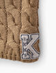 Boys’ sand cable knit snood -3