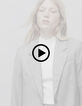 Women's oversized grey faux-uni suit jacket-11